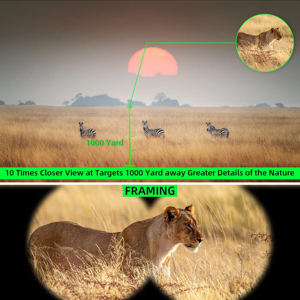 10X42 HD Binoculars, High Magnification, Clear Vision - Image 8