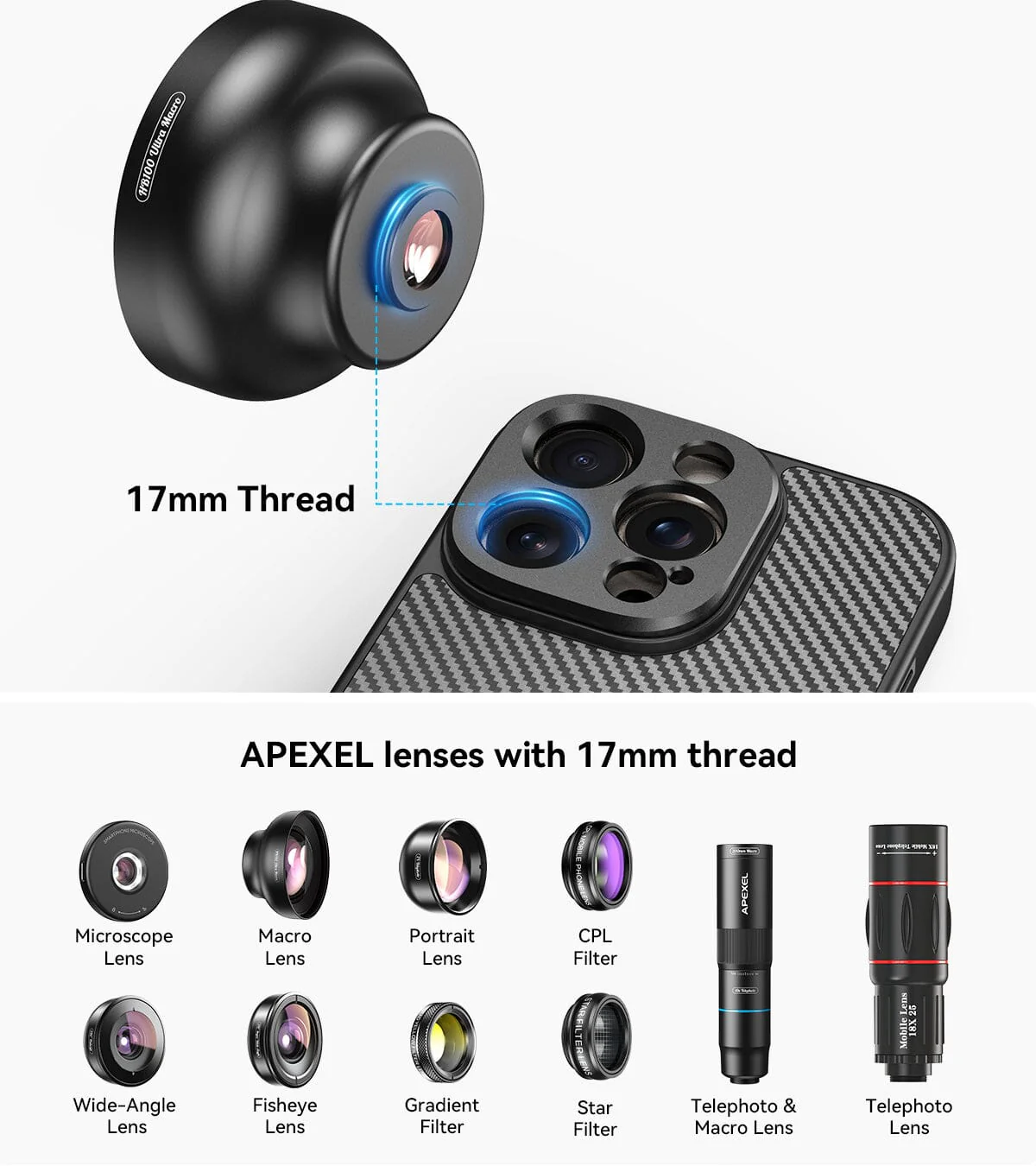 APEXEL Camera Case for iPhone/Samsung - Image 3