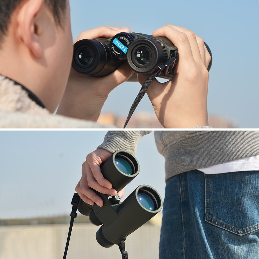 BR001 High-Powered 12X50 Birdwatching Binoculars With Smartphone Adapter - Image 7