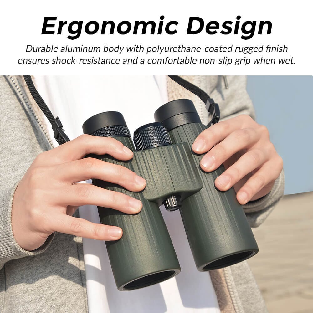 BR001 High-Powered 12X50 Birdwatching Binoculars With Smartphone Adapter - Image 9