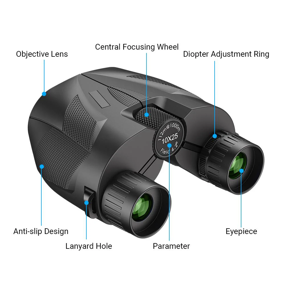 10x25 High Powered Zoom Mini  Binoculars - Image 5