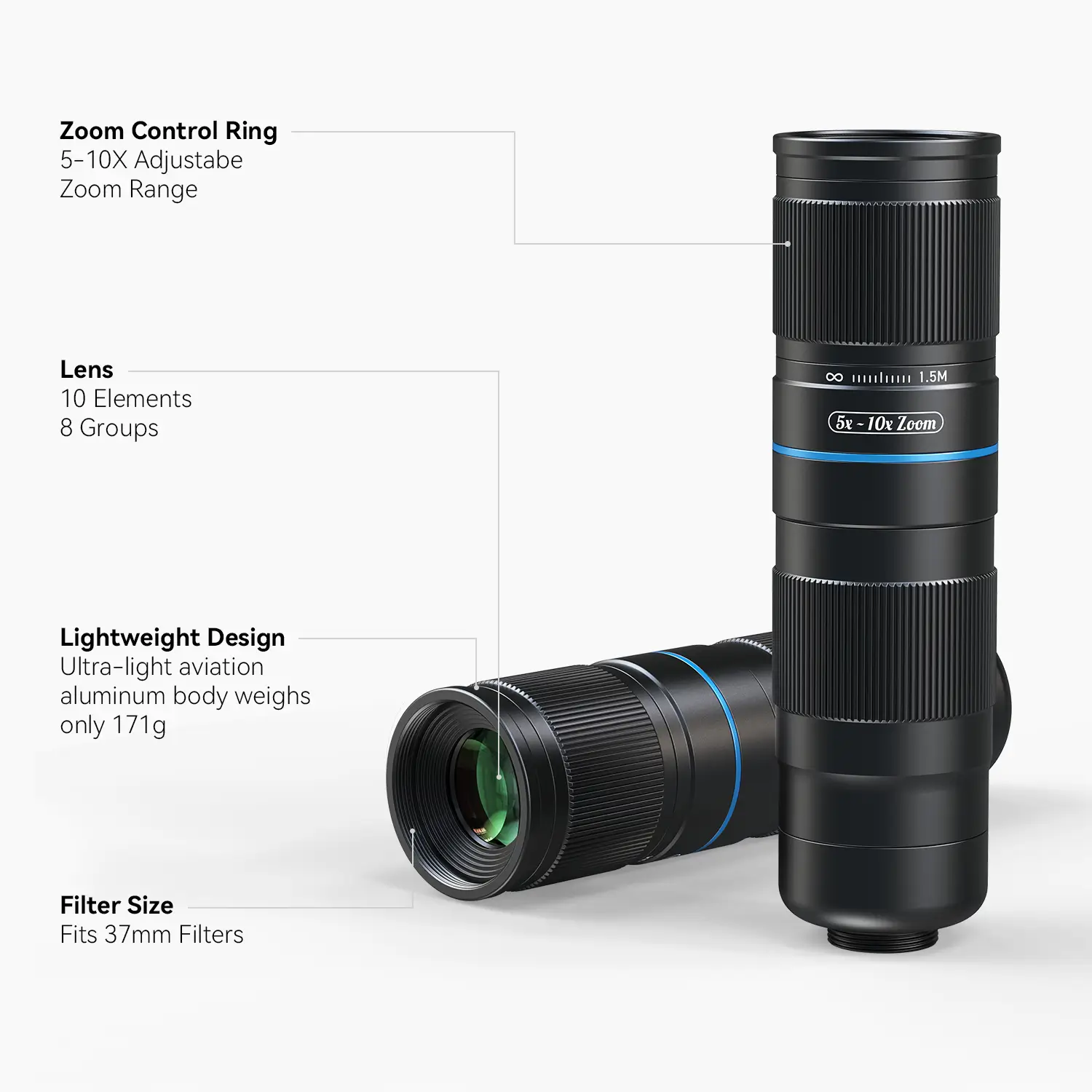 TeleZoom 5–10X Zoom Telephoto Lens - Image 6